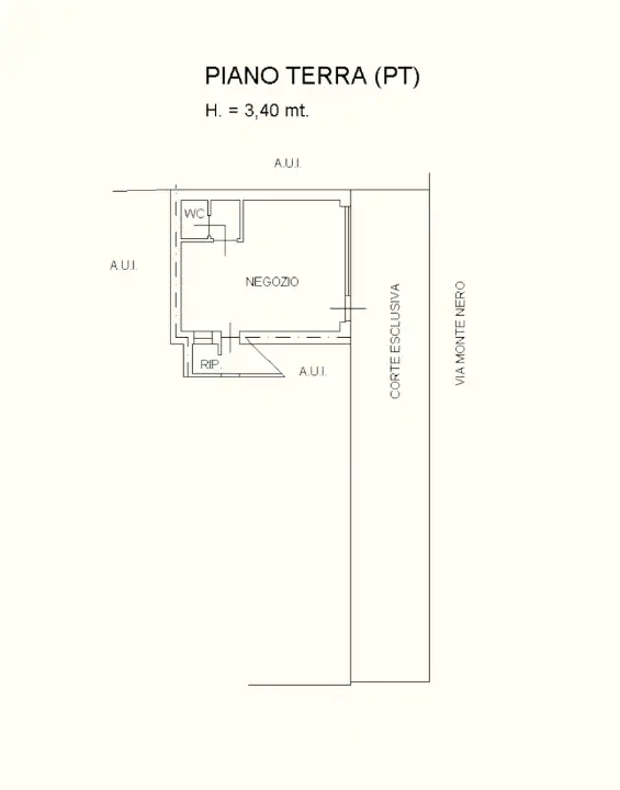 Negozio - Planimetry 1