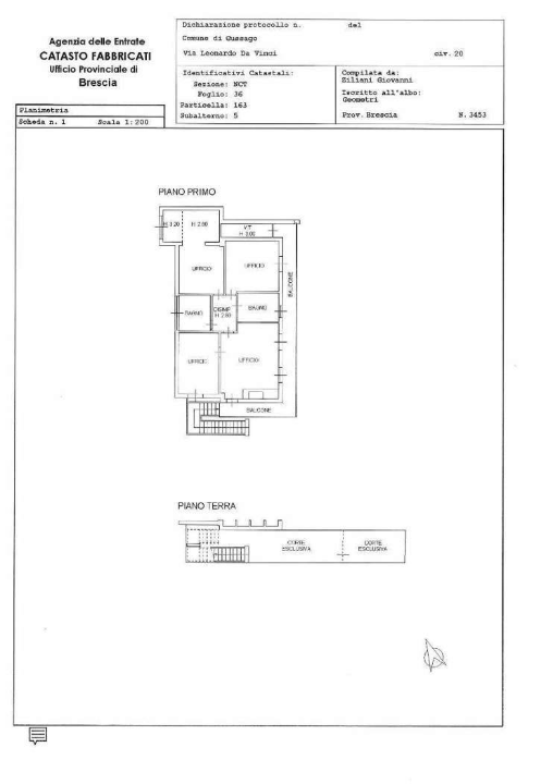 Capannone - Planimetry 1