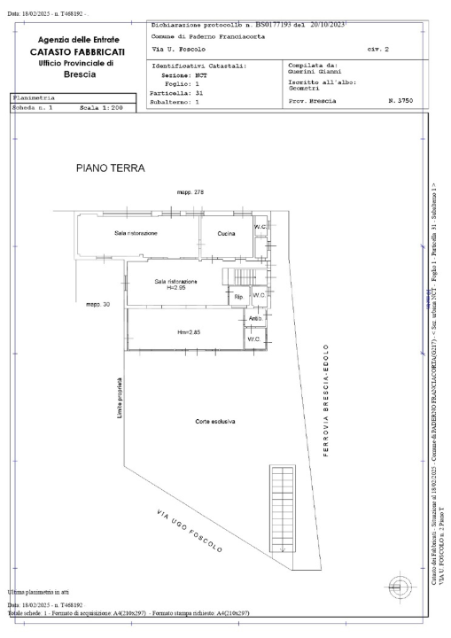 Negozio - Planimetry 1