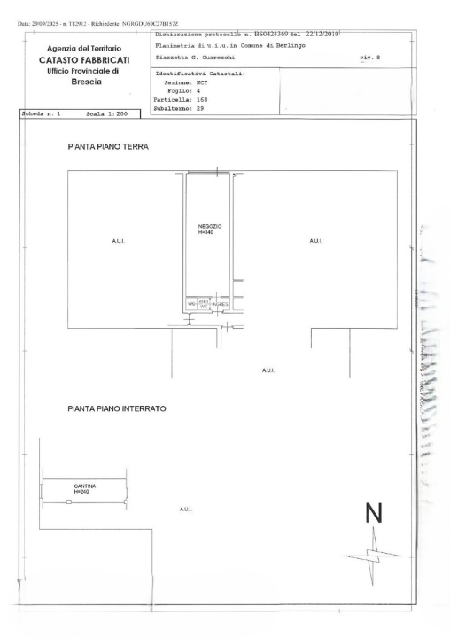 Negozio - Planimetry 1