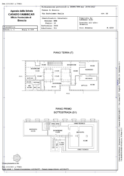 Negozio - Planimetry 1