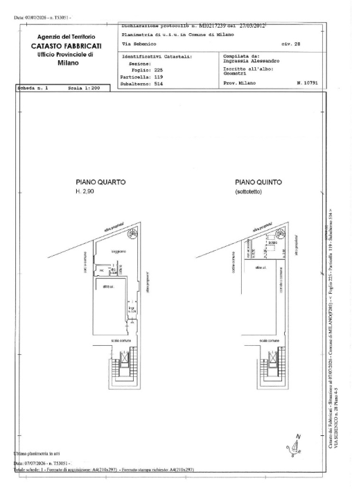 Appartamento - Planimetry 1
