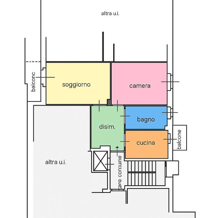Appartamento - Planimetry 1