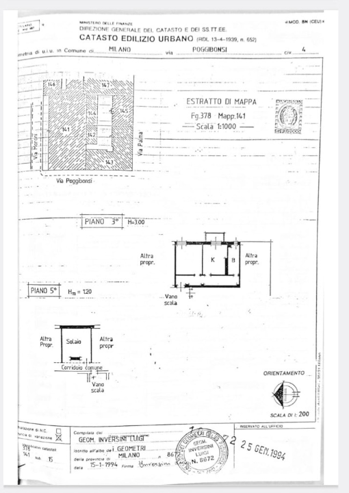 Appartamento - Planimetry 1