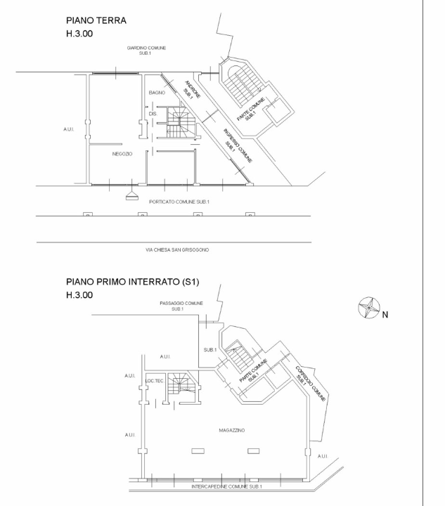 Negozio - Planimetry 1