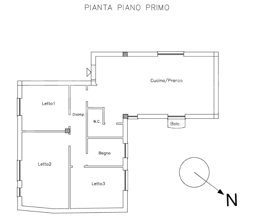 Appartamento - Planimetry 1