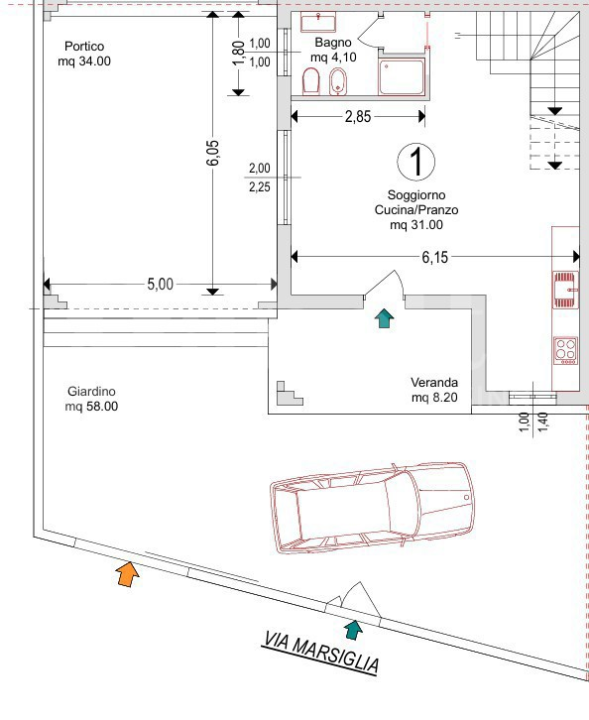 Villa - Planimetry 1