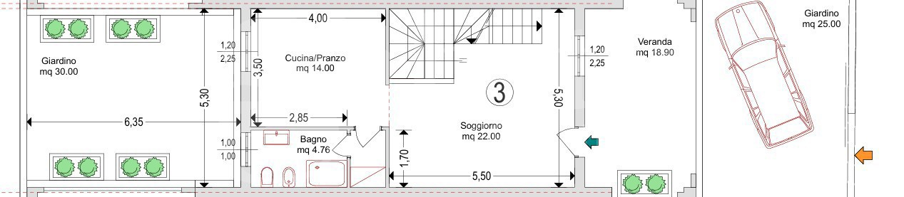Villa - Planimetry 1