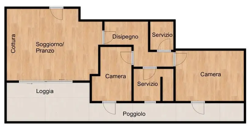 Appartamento - Planimetry 1