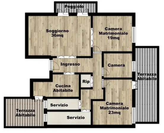 Appartamento - Planimetry 1