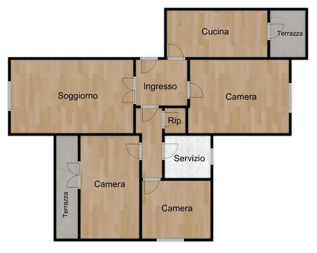 Appartamento - Planimetry 1