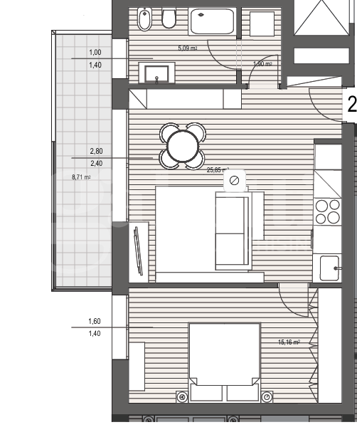 Appartamento - Planimetry 1