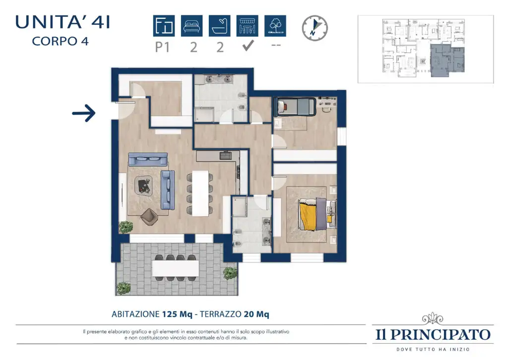 Appartamento - Planimetry 1