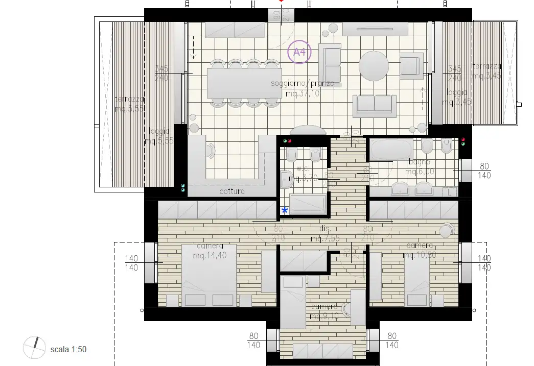 Appartamento - Planimetry 1