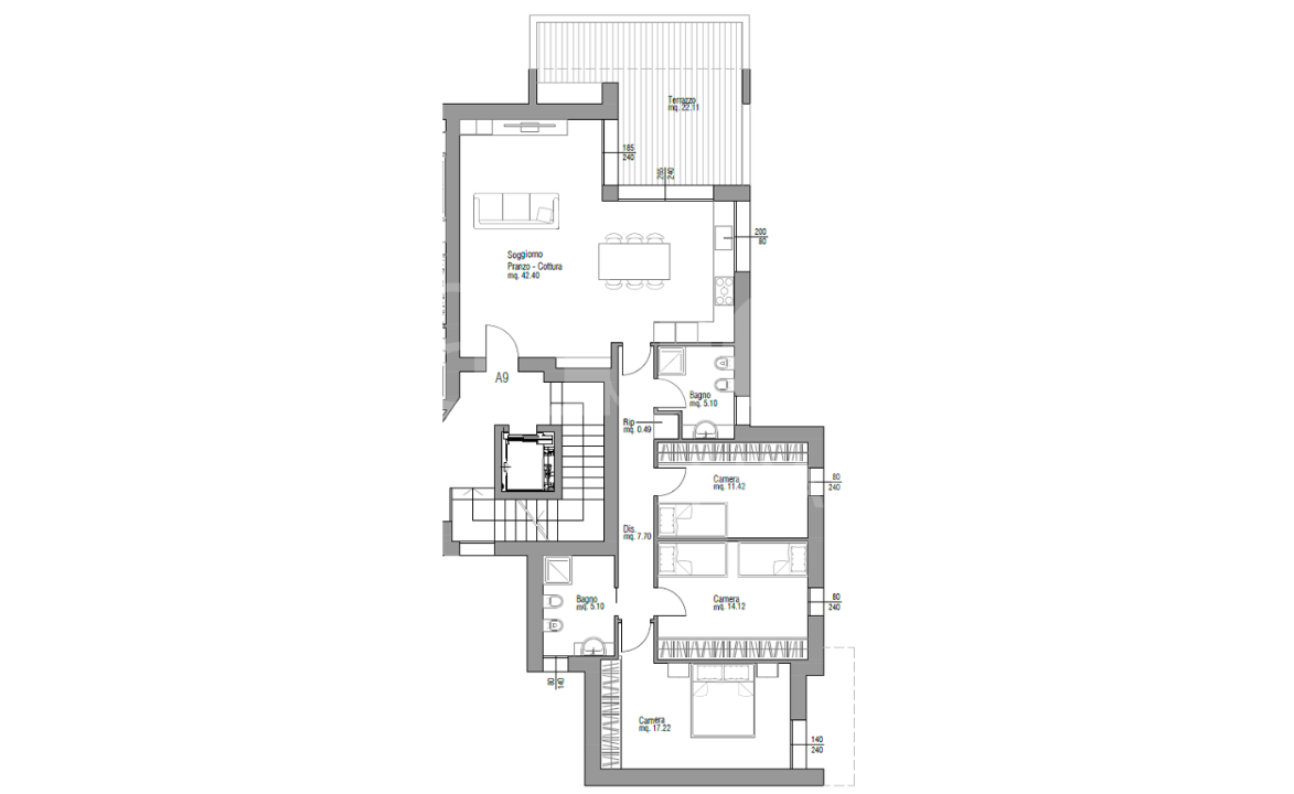 Appartamento - Planimetry 1