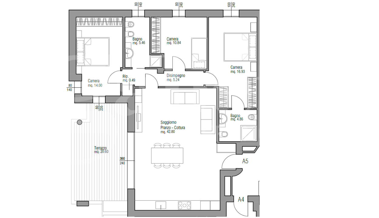 Appartamento - Planimetry 1