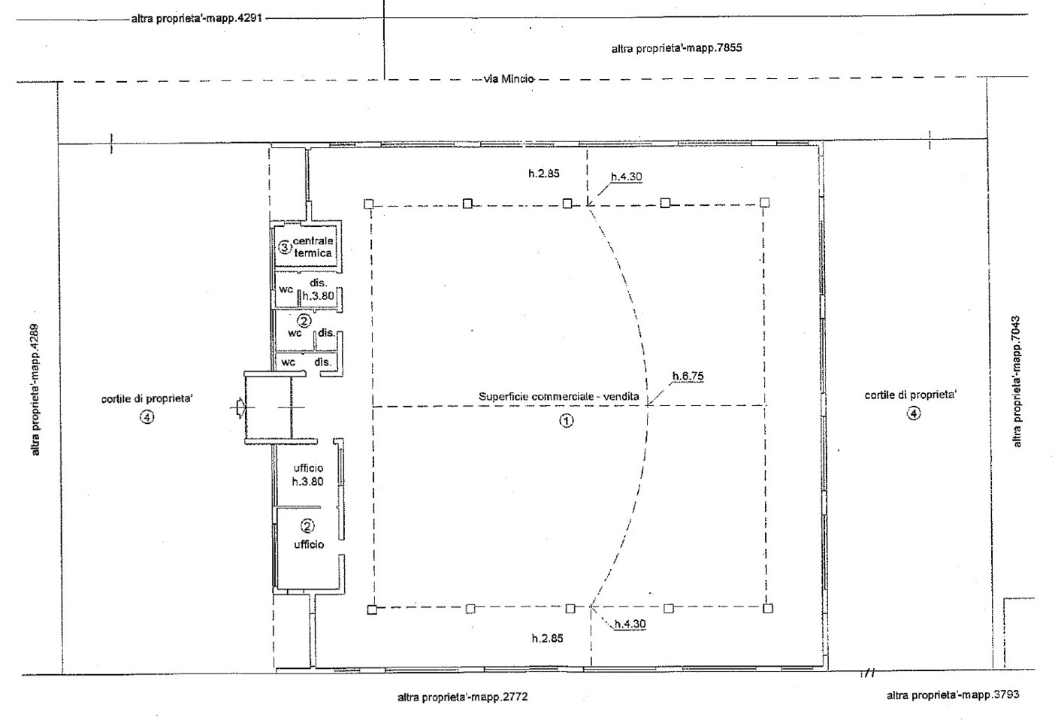 Capannone - Planimetry 1