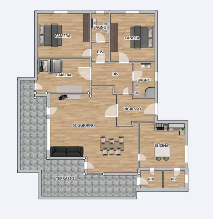 Appartamento - Planimetry 1