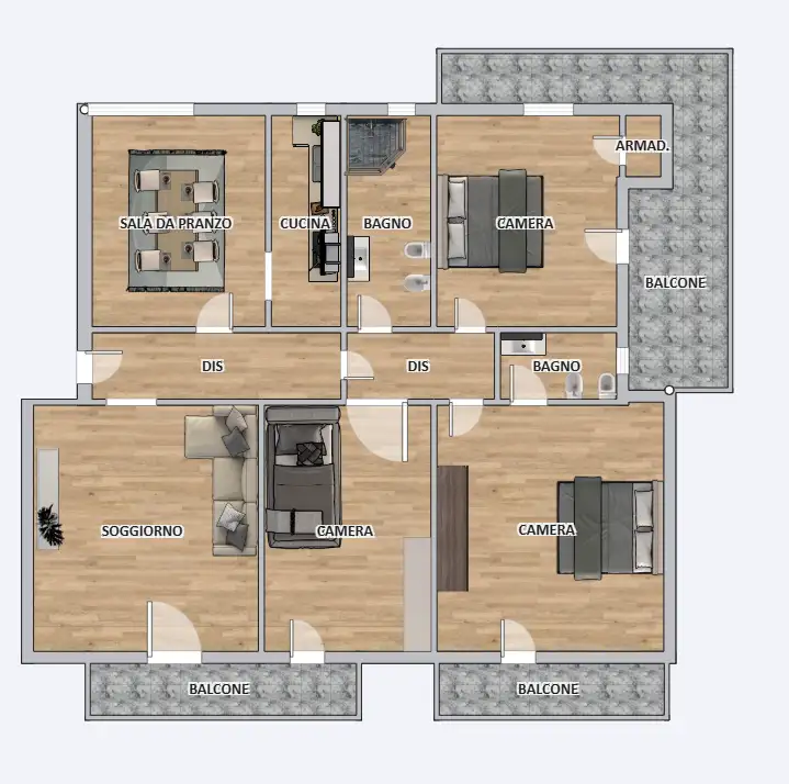 Appartamento - Planimetry 1