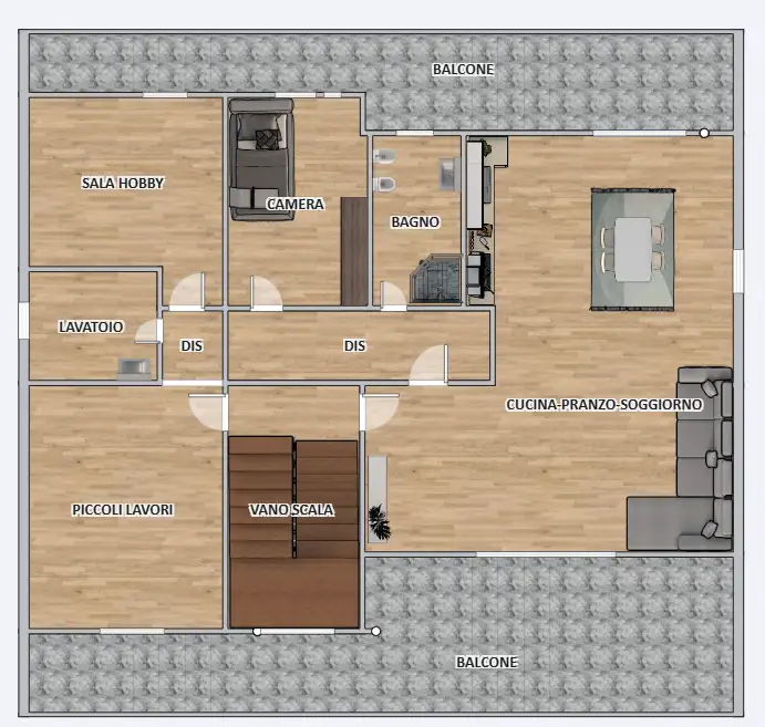 Palazzina - Planimetry 3
