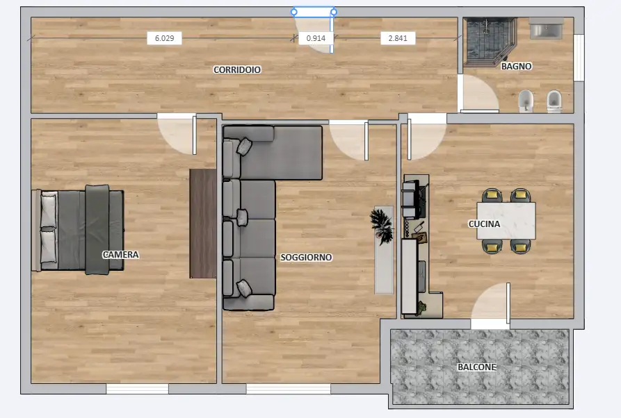 Appartamento - Planimetry 1