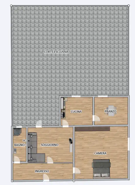 Casa Indipendente - Planimetry 1