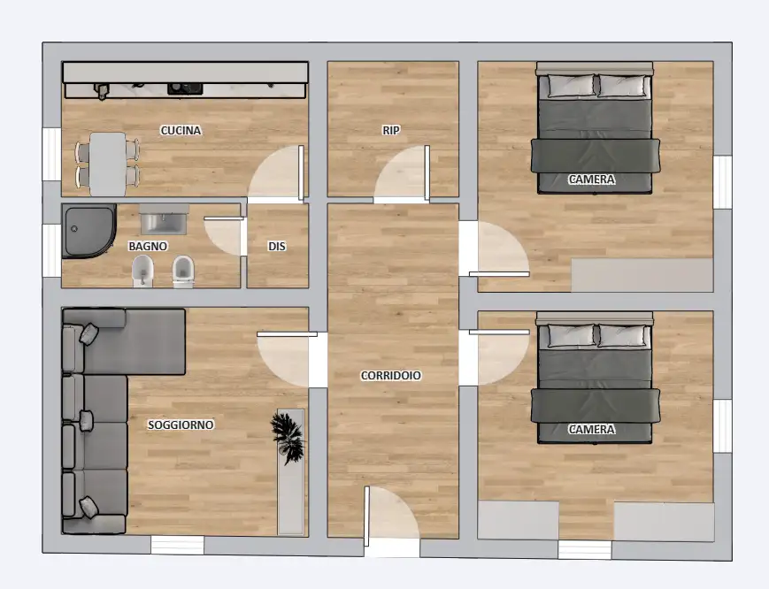 Casa Indipendente - Planimetry 2