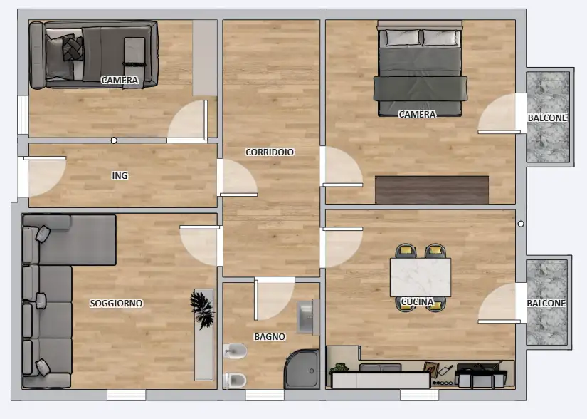 Casa Indipendente - Planimetry 1