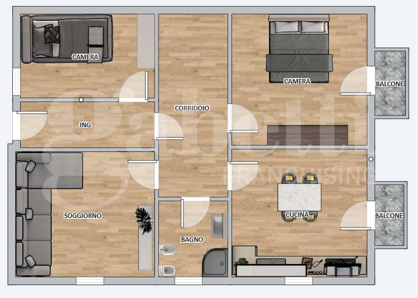 Casa Indipendente - Planimetry 1