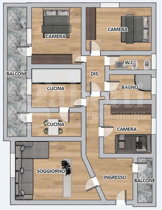 Appartamento - Planimetry 1