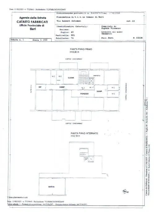 Appartamento - Planimetry 1