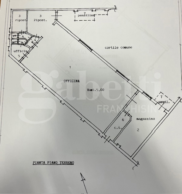 Capannone - Planimetry 1