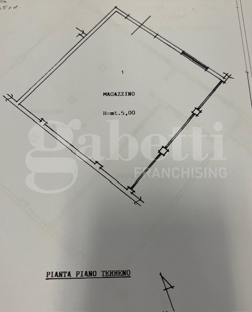 Capannone - Planimetry 1