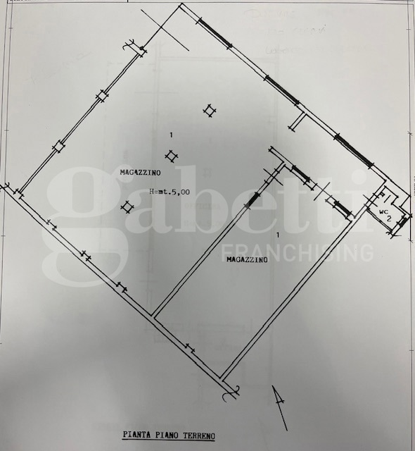 Capannone - Planimetry 1