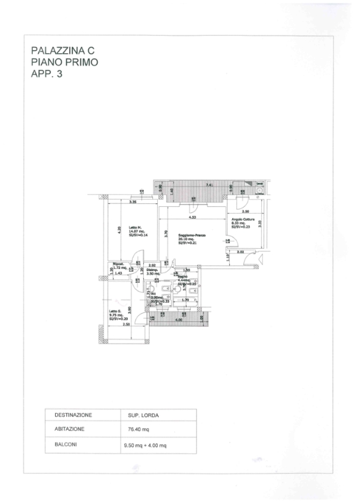 Appartamento - Planimetry 1