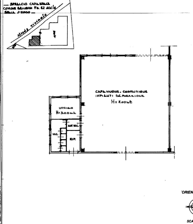 Capannone - Planimetry 1
