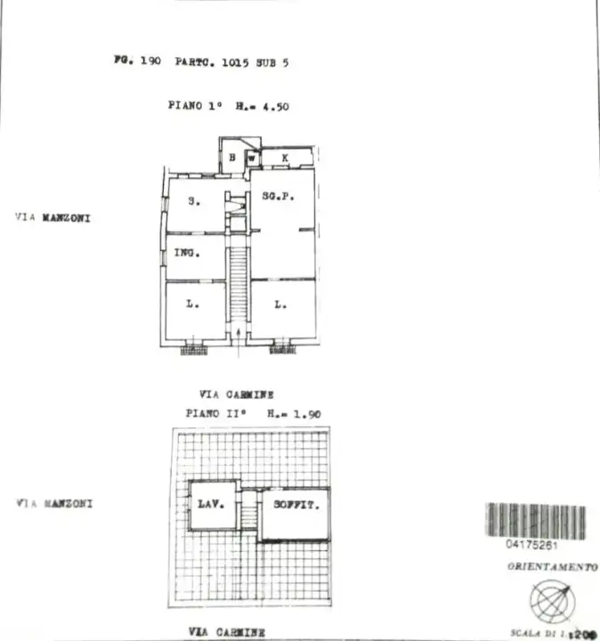 Casa Indipendente - Planimetry 1