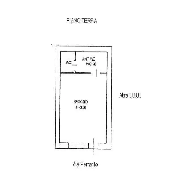 Negozio - Planimetry 1