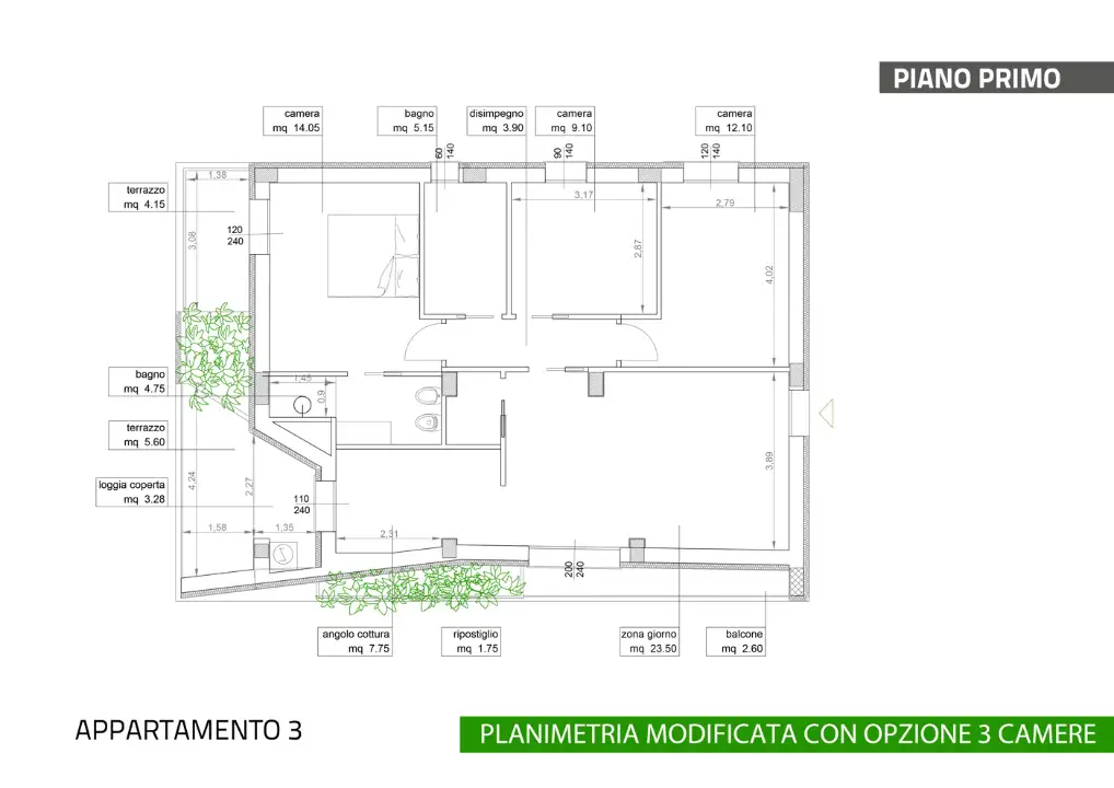 Appartamento - Planimetry 1