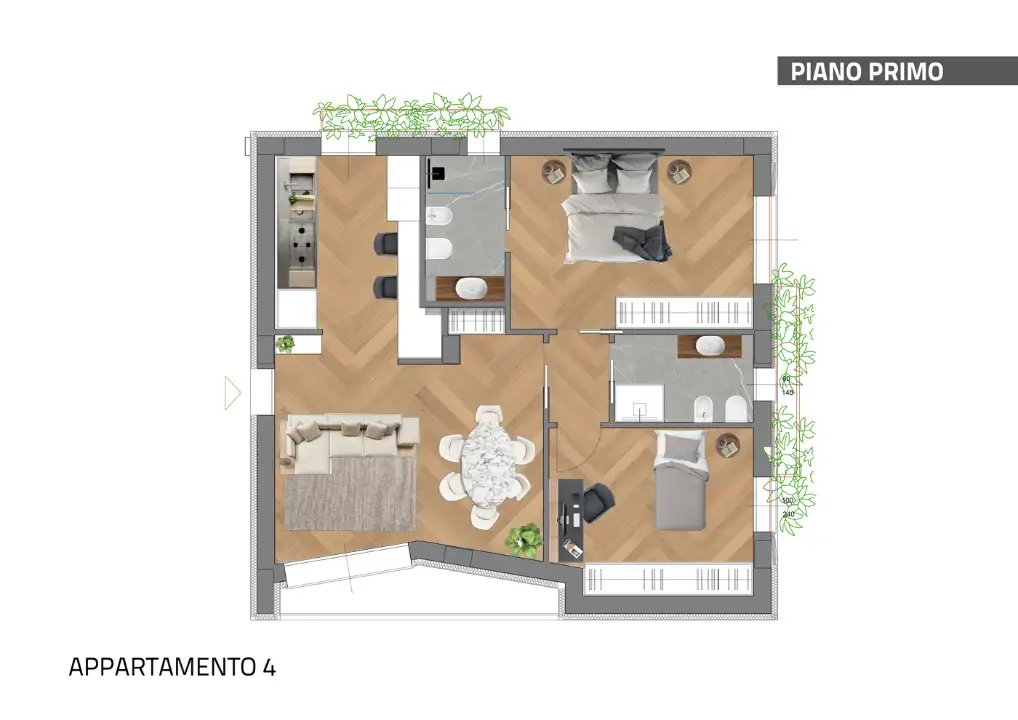 Appartamento - Planimetry 1
