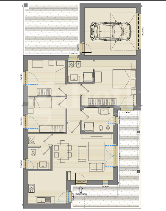 Villa - Planimetry 1
