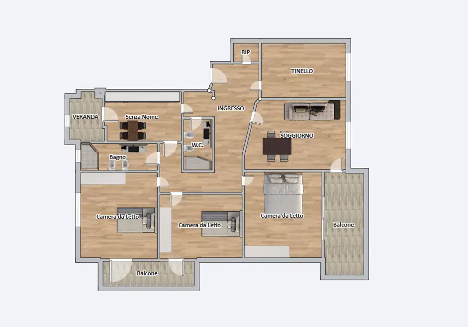 Appartamento - Planimetry 1