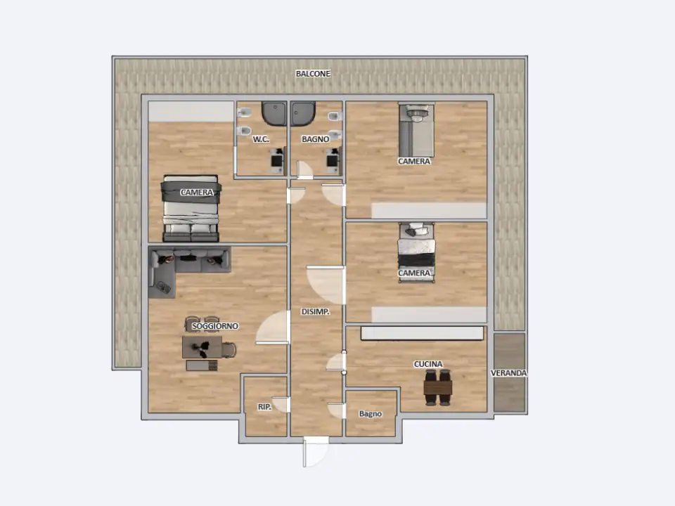 Appartamento - Planimetry 1