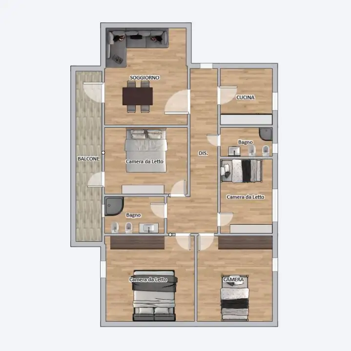 Appartamento - Planimetry 1