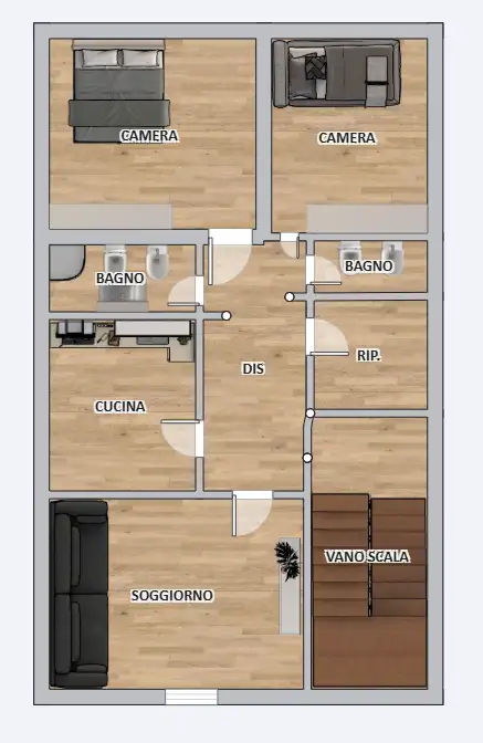 Appartamento - Planimetry 1