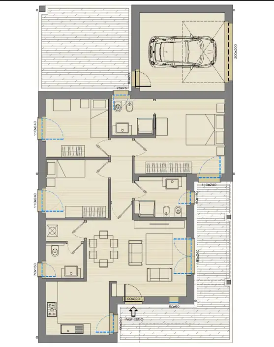 Villa - Planimetry 1