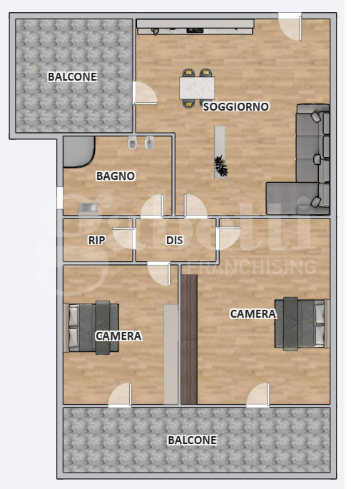 Appartamento - Planimetry 1
