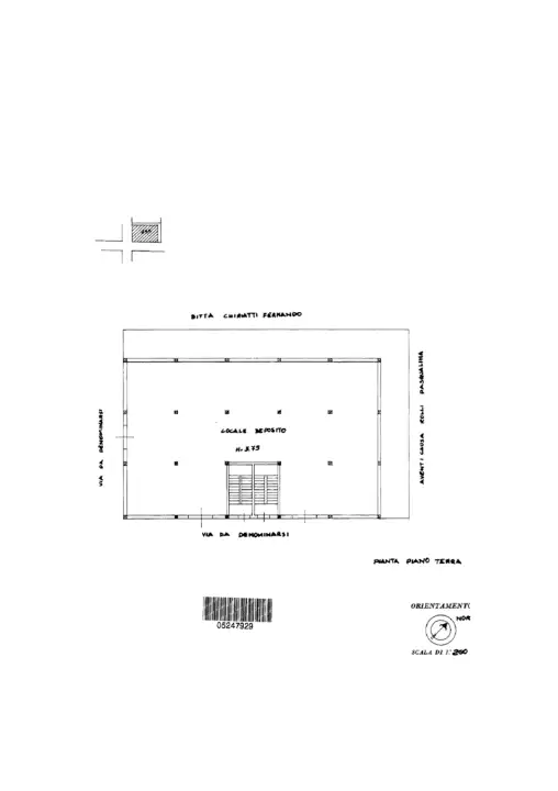 Negozio - Planimetry 1