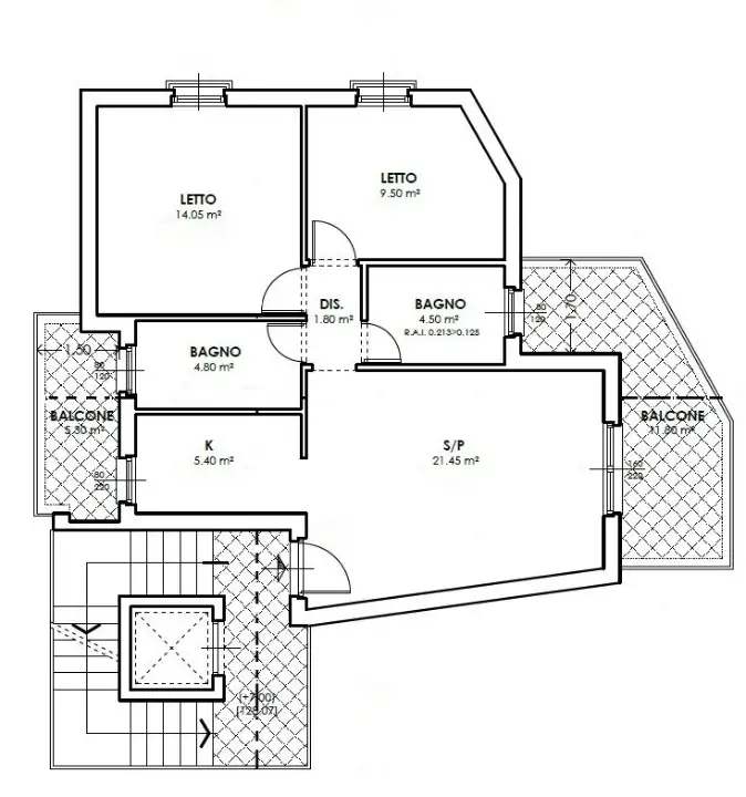 Appartamento - Planimetry 1