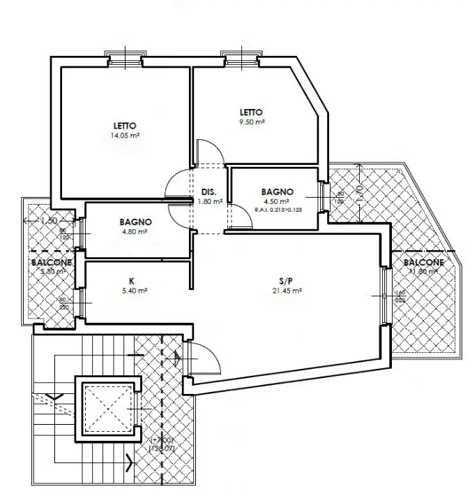 Appartamento - Planimetry 1